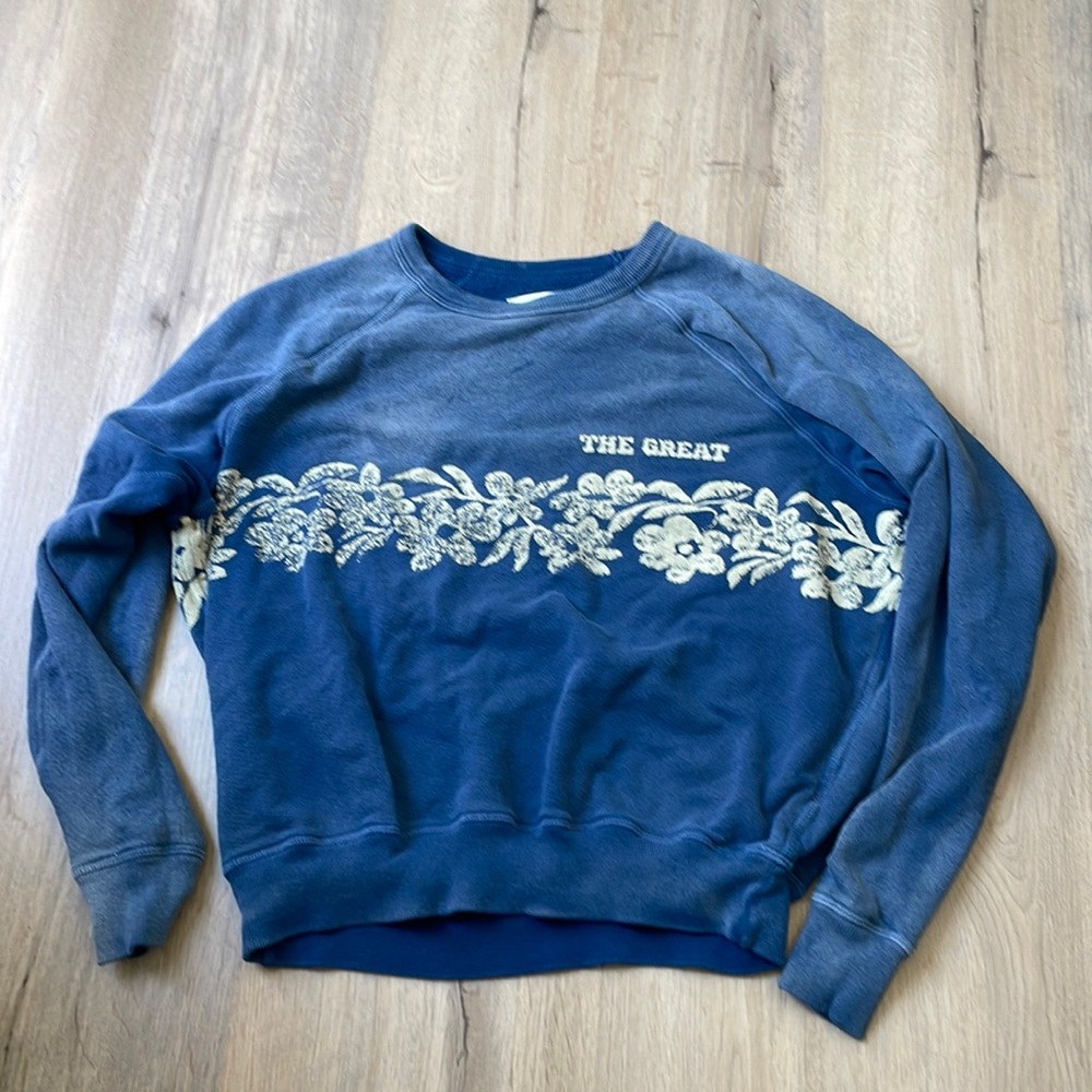 “The Great” vintage terry crewneck